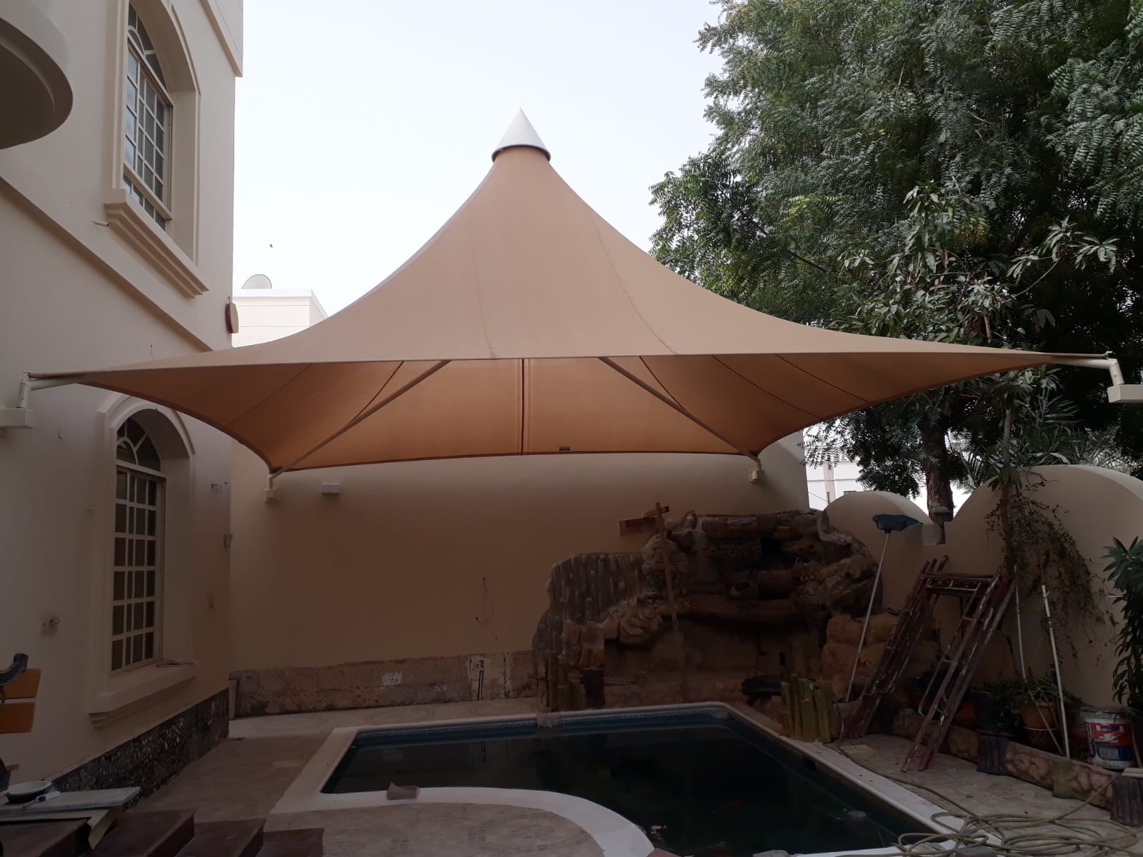 Backyard Pool Shade - Residential Swimming Pool Cover